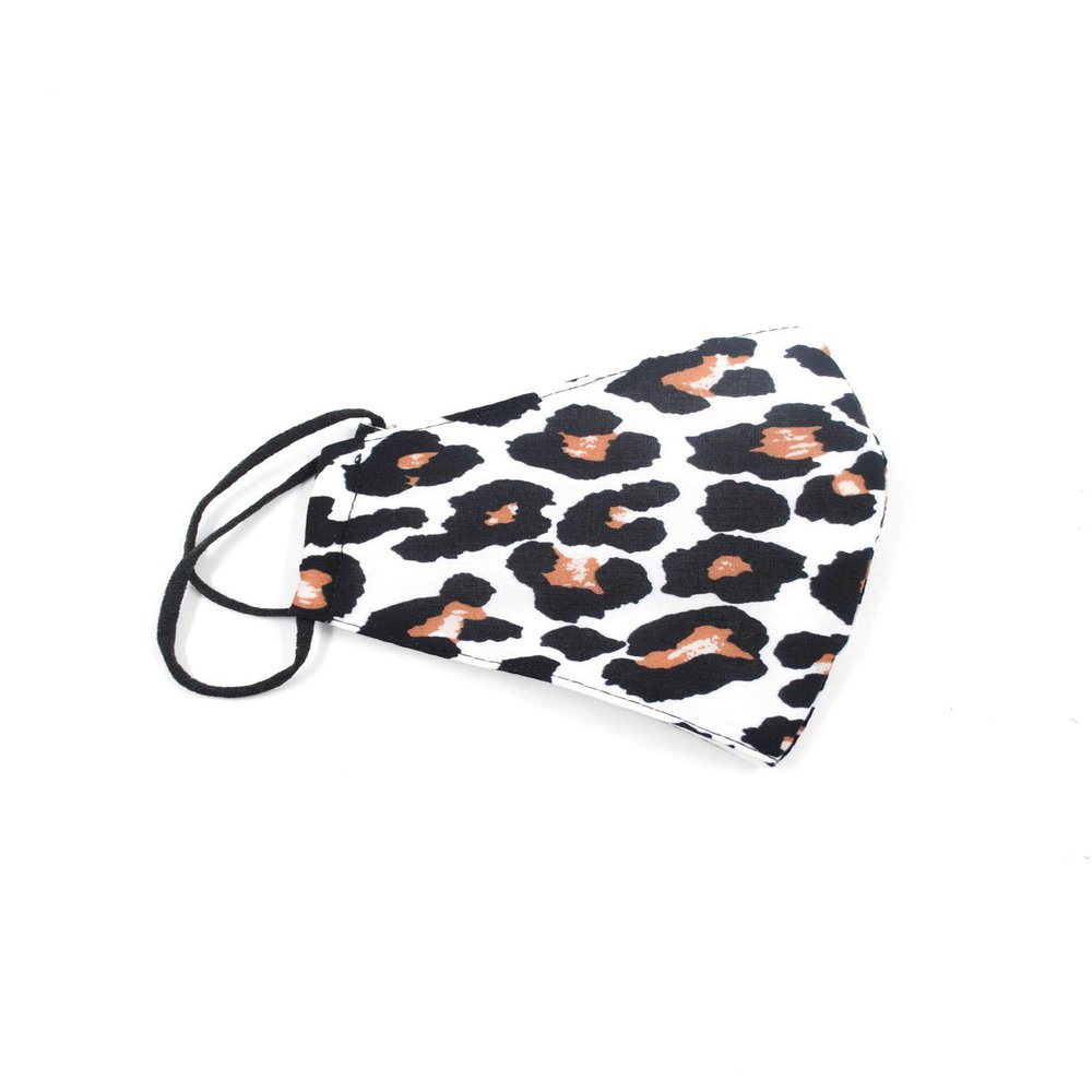 OgLuxe Womens 100% Cotton Washable Outdoor Face Protector Mouth Cover Floral with Ear Loops (FunkyCCows)