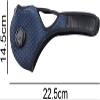 Chishti Anti-dust Mask Unisex Training Smog Face Mask Running Dust Filter Cover Masks Cycling Bike (Ear Loop) (Blue) view 4