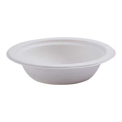 Eco-Products Vanguard Disposable Round Sugarcane Bowl, No PFAS Added, Eco-Friendly, Compostable, Grease and Cut Resistant, Microwave Safe, 12 oz, Case of 1000