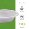 Eco-Products Vanguard Disposable Round Sugarcane Bowl, No PFAS Added, Eco-Friendly, Compostable, Grease and Cut Resistant, Microwave Safe, 12 oz, Case of 1000 view 4