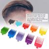 Dioche 10pcs Hair Clipper Guide Combs, Colorful Limit Comb Set for Electric Hair Trimmer Shaver, Hair Clipper Spare Parts Hairstyling Accessory view 2