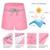 ChinFun Women's Board Shorts Swimswear Bottoms Tankini Swim Bathing Briefs Swimsuit Boardshorts Beach Trunks with Liner, Original-pink & Light Grey, Small view 4