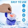KISEER Denture Bath Case Cup Box Holder Storage Soak Container with Strainer Basket for Travel Cleaning (Light Blue) view 4