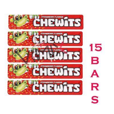 New Chewits Strawberry Flavour 30g (15)