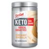SlimFast Advanced Keto Fuel Shake for Keto Lifestyle, Creamy Vanilla Flavour, 10 Servings, 320g view 1