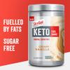 SlimFast Advanced Keto Fuel Shake for Keto Lifestyle, Creamy Vanilla Flavour, 10 Servings, 320g view 2