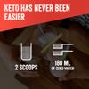 SlimFast Advanced Keto Fuel Shake for Keto Lifestyle, Creamy Vanilla Flavour, 10 Servings, 320g view 3