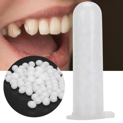 4g Temporary Tooth Repair, Instant Veneer Dentures, Prosthetic Teeth Multifunction Temporary Tooth Repair Set for Missing Tooth Fractures Gum Filling Material