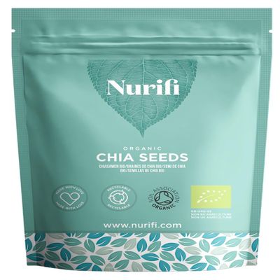 1KG Organic Chia Seeds - by Nurifi - Certified Organic Grade