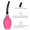TopQuaFocus 10oz Silicone Enema Bulb Kit for Men Women Colon Cleaning Comfortable Coffee Enemas Shower Head 4.8' Tips(red) view 2