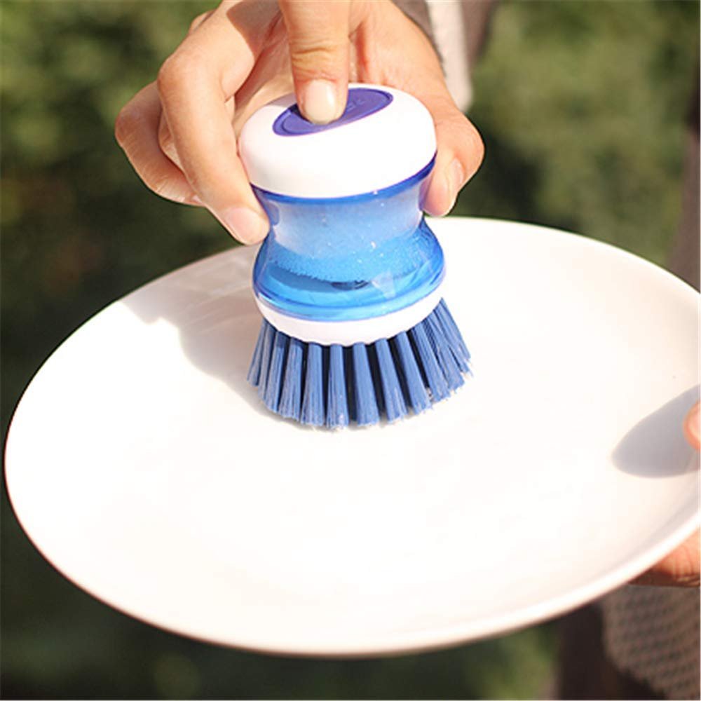 Dishwashing Detergent Can Be Put Into The Pot, Non-Stick Oil Dishwashing Brush, Dish Cup Brush