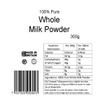 yourhealthstore 100% Pure Whole Milk Powder 300g, Made in Britain with British Milk, No Additives & Soy Lecithin, No Bovaer, Vegetarian, (Recyclable Pouch) view 2