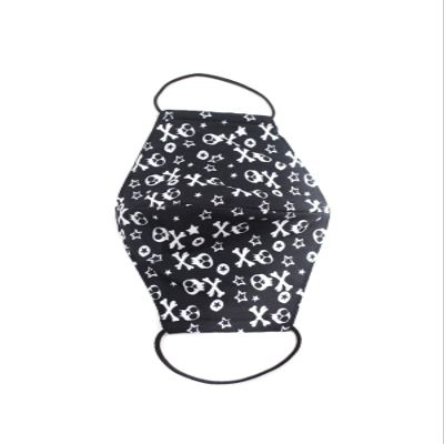 OgLuxe Womens 100% Cotton Washable Outdoor Face Protector Mouth Cover Floral with Ear Loops (TwoLayer XOXO)