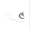 OgLuxe Womens 100% Cotton Washable Outdoor Face Protector Mouth Cover Floral with Ear Loops (TwoLayer Peace) view 2