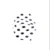 OgLuxe Womens 100% Cotton Washable Outdoor Face Protector Mouth Cover Floral with Ear Loops (TwoLayer WhitePolka) view 1