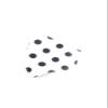 OgLuxe Womens 100% Cotton Washable Outdoor Face Protector Mouth Cover Floral with Ear Loops (TwoLayer WhitePolka) view 2