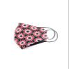 OgLuxe Womens 100% Cotton Washable Outdoor Face Protector Mouth Cover Floral with Ear Loops (TwoLayer RedCircle) view 2