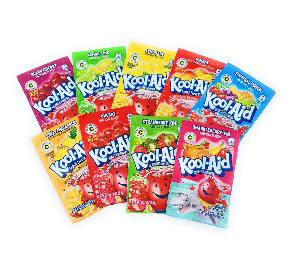 Kool-Aid Flavor Sachets of 9 Variety Bundle