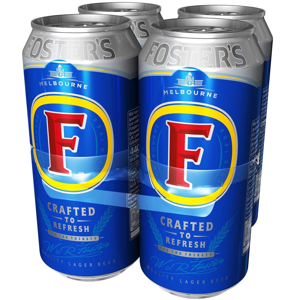 Fosters Lager Cans 4% - 24x440ml