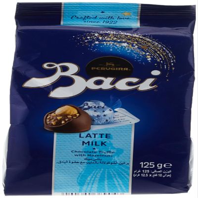 Baci Perugina Latte Milk Chocolate Truffle with Hazelnuts 125g x 2