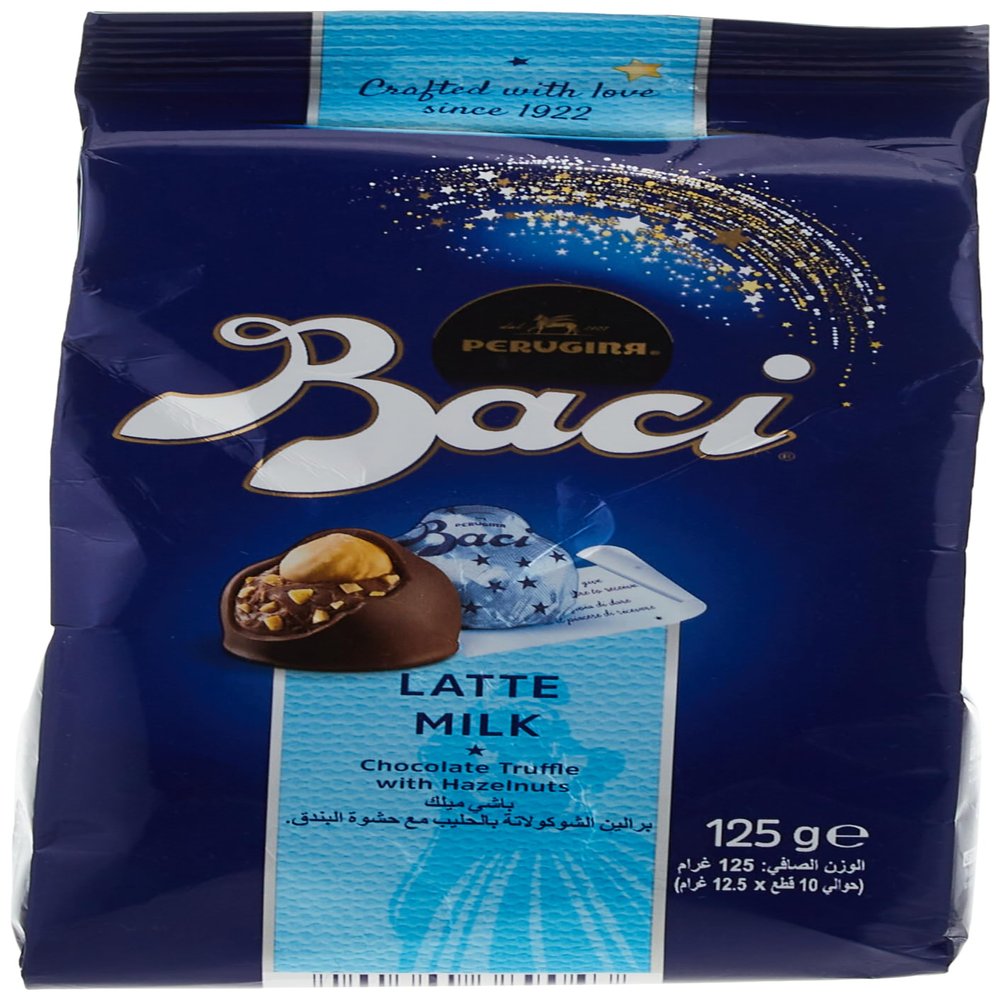 Baci Perugina Latte Milk Chocolate Truffle with Hazelnuts 125g x 2