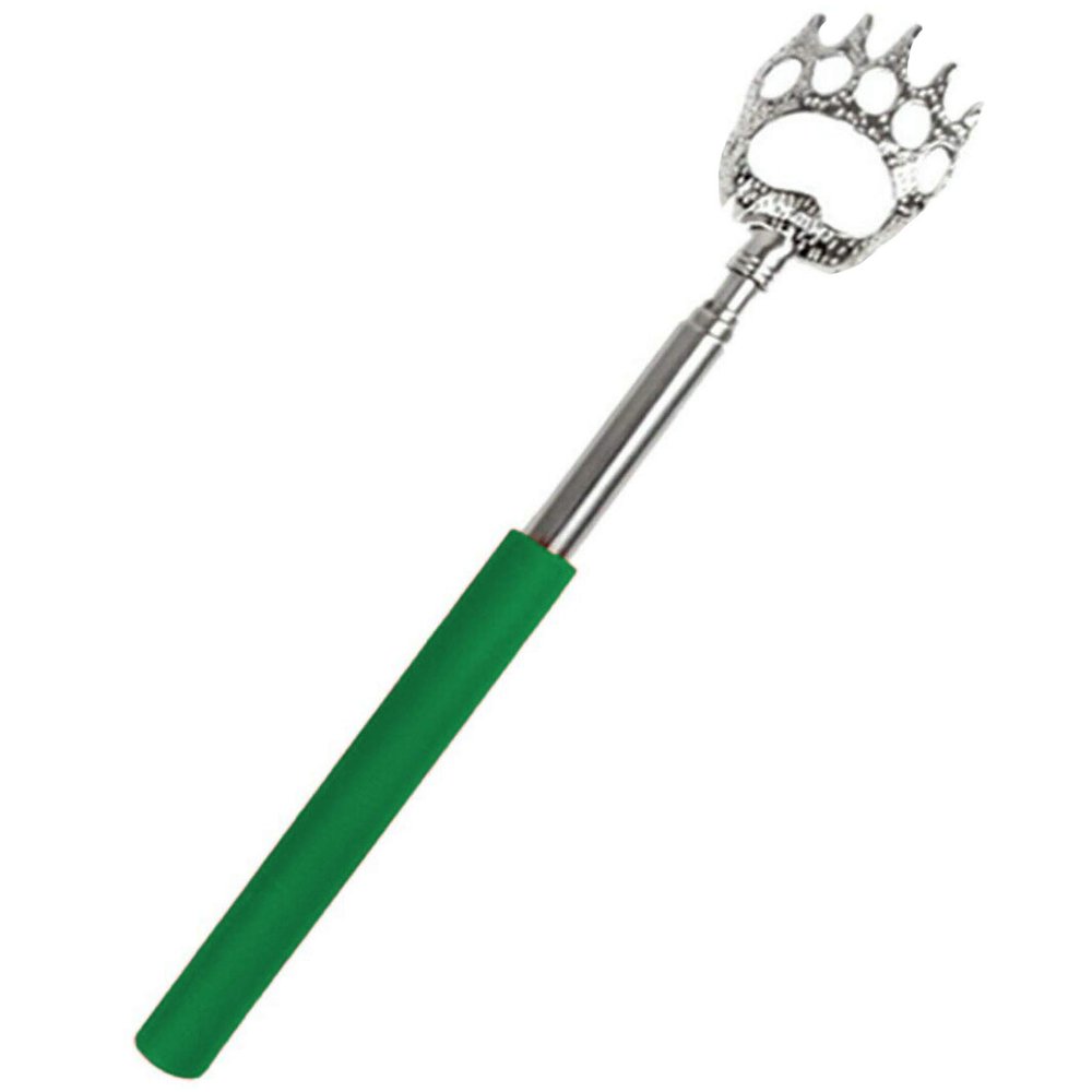 Bear Claw Back Scratcher Metal Extending Extendable Massager Head Portable Telescopic Summer Gift UK Free P&P (Green)
