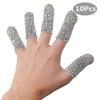 10 Pcs Universal Size Adults Cut Resistant Finger Sleeves Thumb Guard Protecter Finger Cots Wood Carve Hobby Sculpture Engrave Graver Cutter Necessory view 4