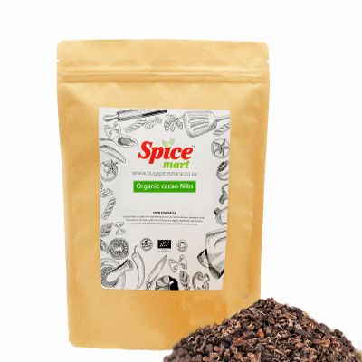Organic Cacao | Cocao | Coco Nibs Raw (Peru) Premium Quality Free P&P Certified by Soil Association (50g)