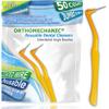 Orthomechanic Interdental Brush Angle Cleaners - Jumbo Pack (50 Brushes) (Tight) - Remove Plaque - Toothpick view 1