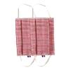 Washable Fabric Protective Mask, Category 1 UNS1, with Nasal Clip, Made in France, Red Stripes AFNOR, Pack of 2 (Adult Size 10 x 19 cm) view 2