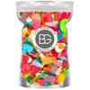 BG Mixed Quality Pick & Mix Sweets - Large Retro Candy Sweeties Assortment, 1kg Pouch Gummy Jelly Fizzy Gift Chewy PicknMix view 1