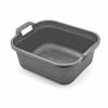 10L Plastic Large Washing Up Bowl Kitchen Basin Sink with Handles (Grey) view 1