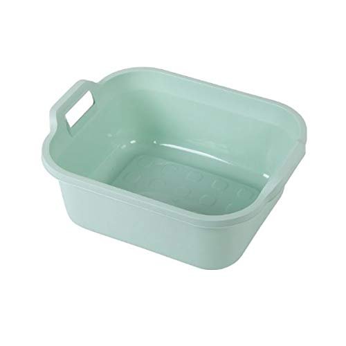 10L Plastic Large Washing Up Bowl Kitchen Basin Sink with Handles (Mist)