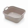10L Plastic Large Washing Up Bowl Kitchen Basin Sink with Handles (Mushroom) view 1