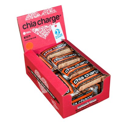 Mini Flapjacks Pack - Chia Seeds - Energy Bar - Healthy Snack Bar - Bars - Running, Gym and Cycling Energy - Lunchbox Snack (Salted Caramel, 18 x 30g)