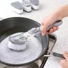 1/5 Piece Dual Purpose Kitchen Cleaning Brush Scrubber Dishwasher Dishwasher Sponge Automatic Liquid Dispenser Kitchen Pot Cleaning Tool view 3
