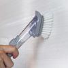 1/5 Piece Dual Purpose Kitchen Cleaning Brush Scrubber Dishwasher Dishwasher Sponge Automatic Liquid Dispenser Kitchen Pot Cleaning Tool view 4