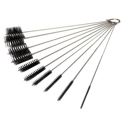 10-Piece White Brush Spray Brush Pot Bottle Small Mouth Cleaning Brush Suitable for Different Sizes of Scrubbers
