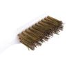 1 Piece Plastic & Brass House Kitchen Cleaning Brush with Handle 17 cm Brush Mini Shoe Line Bristle White Cleaning view 4
