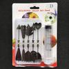 Stainless Steel Flowers Leaves 3D Jelly-Art-Tools Pudding-Nozzle Cake Needles Gelatin Tools(AD) view 2