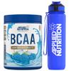 Applied Nutrition Bundle: BCAA Powder 450g + Lifestyle Water Bottle 1000ml | Branched Chain Amino Acids BCAAs Supplement, Intra Workout & Recovery (450g - 32 Servings) (ICY Blue Raz) view 1