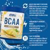 Applied Nutrition Bundle: BCAA Powder 450g + Lifestyle Water Bottle 1000ml | Branched Chain Amino Acids BCAAs Supplement, Intra Workout & Recovery (450g - 32 Servings) (Pineapple) view 2