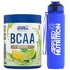 Applied Nutrition Bundle: BCAA Powder 450g + Lifestyle Water Bottle 1000ml | Branched Chain Amino Acids BCAAs Supplement, Intra Workout & Recovery (450g - 32 Servings) (Lemon & Lime) view 1