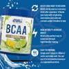 Applied Nutrition Bundle: BCAA Powder 450g + Lifestyle Water Bottle 1000ml | Branched Chain Amino Acids BCAAs Supplement, Intra Workout & Recovery (450g - 32 Servings) (Lemon & Lime) view 2