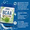 Applied Nutrition Bundle: BCAA Powder 450g + Lifestyle Water Bottle 1000ml | Branched Chain Amino Acids BCAAs Supplement, Intra Workout & Recovery (450g - 32 Servings) (Green Apple) view 2