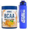 Applied Nutrition Bundle: BCAA Powder 450g + Lifestyle Water Bottle 1000ml | Branched Chain Amino Acids BCAAs Supplement, Intra Workout & Recovery (450g - 32 Servings) (Orange & Mango) view 1