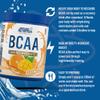 Applied Nutrition Bundle: BCAA Powder 450g + Lifestyle Water Bottle 1000ml | Branched Chain Amino Acids BCAAs Supplement, Intra Workout & Recovery (450g - 32 Servings) (Orange & Mango) view 2