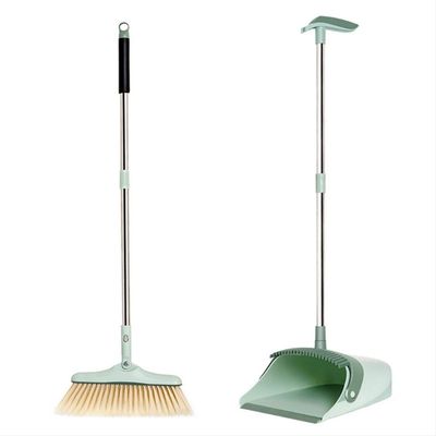 Household Broom Floor Cleaning Tool Plastic Windproof Home Creative Foldable Storage Soft and Easy to Clean