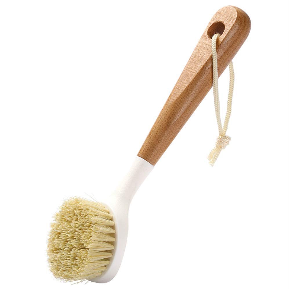 Kitchen Wooden Long Handle Cleaning Brush Pot Pot Tableware Tableware Brush Dishwashing Brush Home Kitchen Cleaning Tool