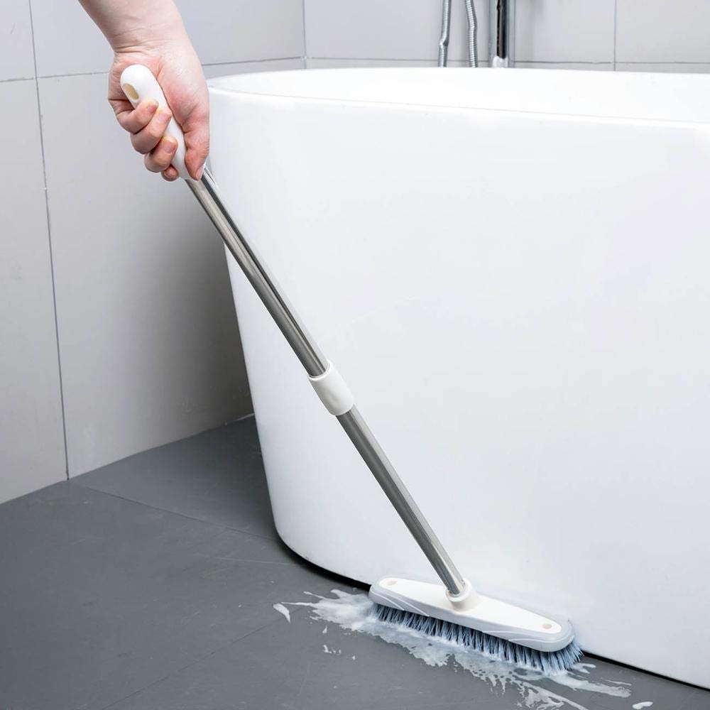 Bathroom Mop Long Handle Broom Cleaning Magic Sponge Floor Cleaner Dust Brush Bathroom Cleaning Brush Scrubber Household Cleaning Tool
